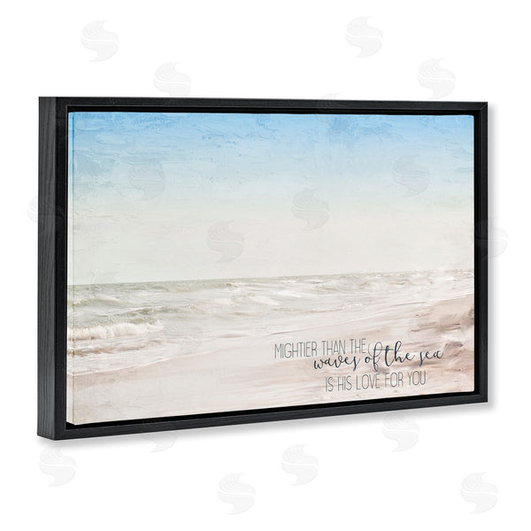 Stupell Industries Kim Allen | Mightier Than The Waves Phrase