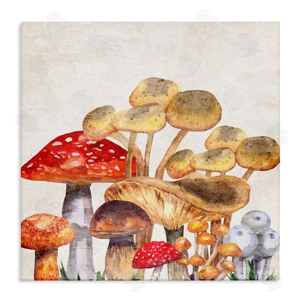 stupell industries Kim Allen | Mixed Woodland Mushrooms Wall Art