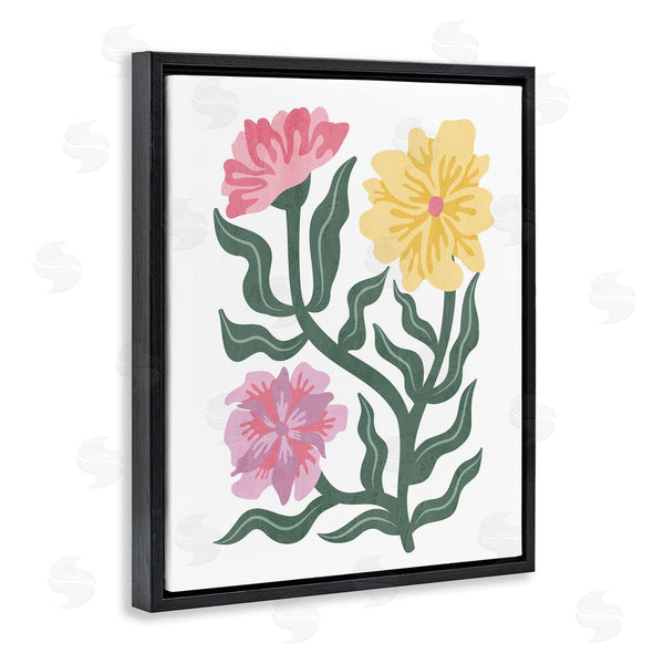 Stupell Industries Kim Allen | Modern Blooms With Curved Leaves