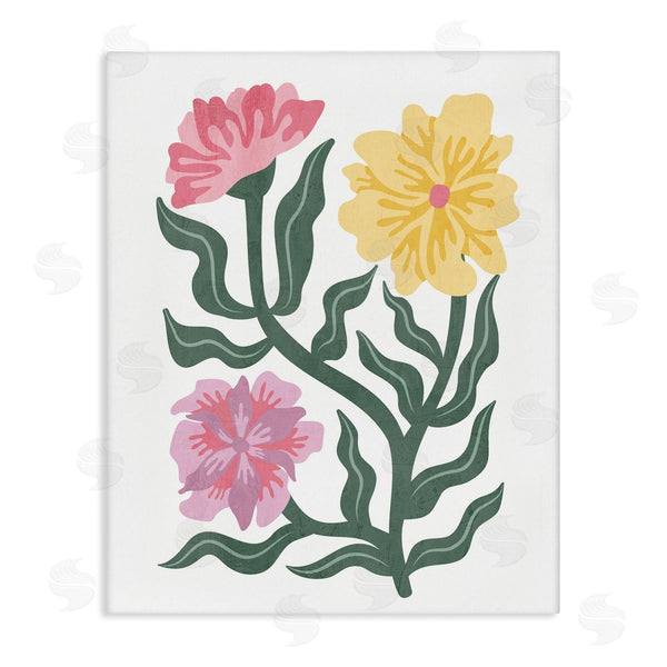 stupell industries Kim Allen | Modern Blooms with Curved Leaves