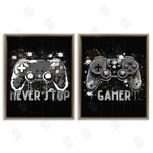 Stupell Industries Kim Allen | Modern Gamer Controller Phrases