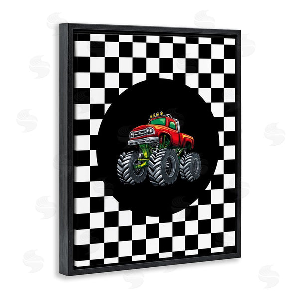 Stupell Industries Kim Allen | Monster Truck Dude Wall Art