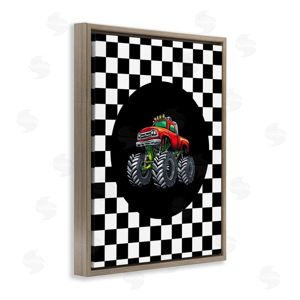 Stupell Industries Kim Allen | Monster Truck Dude Wall Art