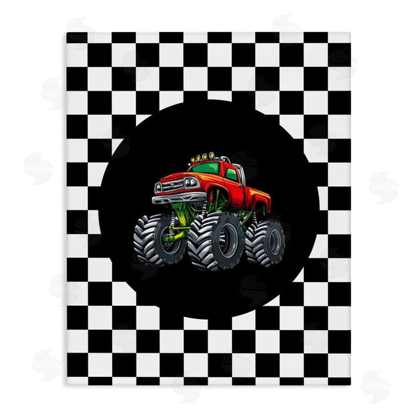 stupell industries Kim Allen | Monster Truck Dude Wall Art