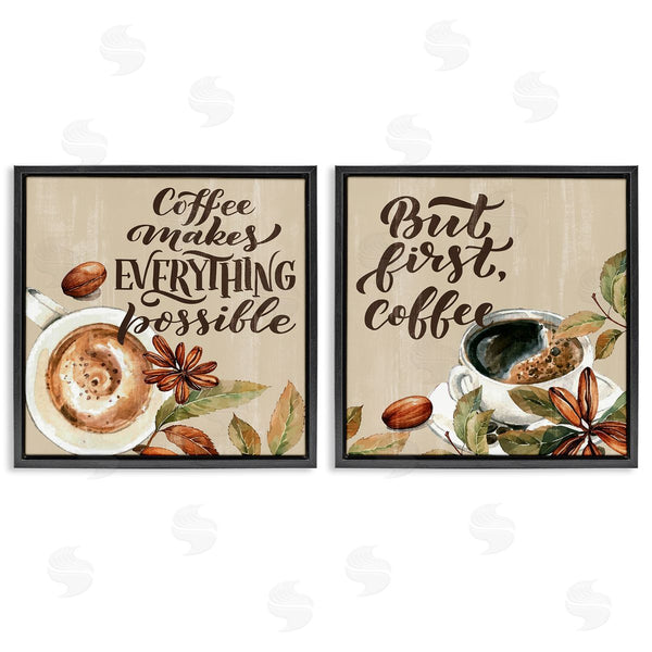 Stupell Industries Kim Allen | Morning Coffee Classic Phrases