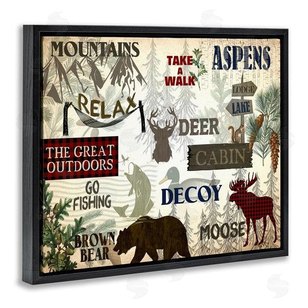 Stupell Industries Kim Allen | Mountain Activities Forest Accents