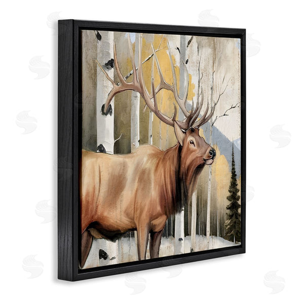 Stupell Industries Kim Allen | Mountain Walk Elk Forest