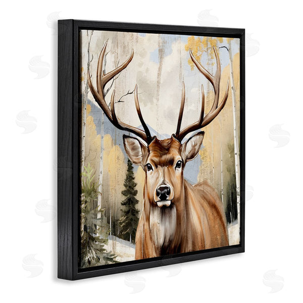 Stupell Industries Kim Allen | Mountain Walk Elk Portrait