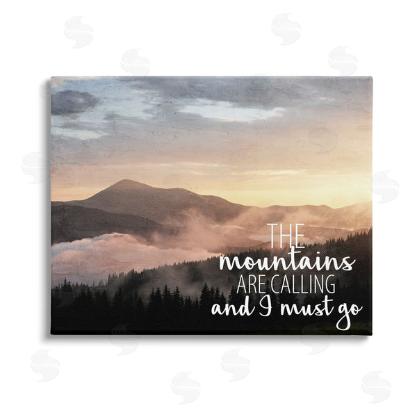 stupell industries Kim Allen | Mountains Are Calling Landscape Wall Art
