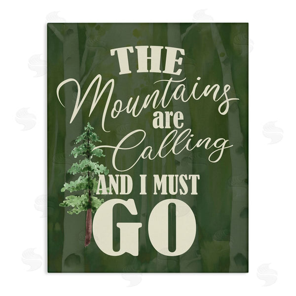 stupell industries Kim Allen | Mountains Calling Forest Green