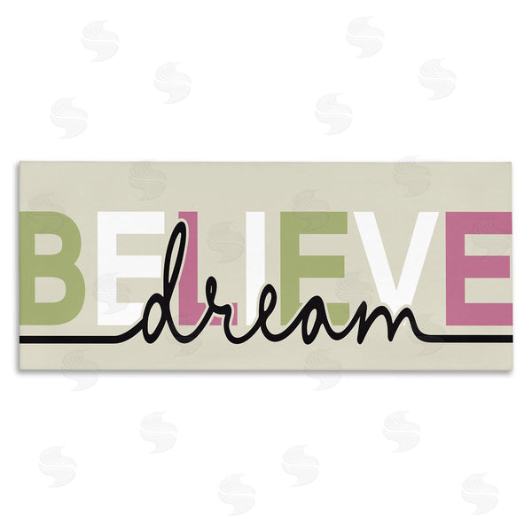 stupell industries Kim Allen | Muted Believe & Dream Wall Art