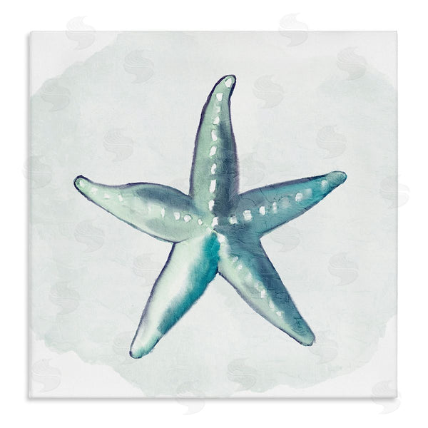 stupell industries Kim Allen | Muted Blue Aquatic Starfish Wall Art