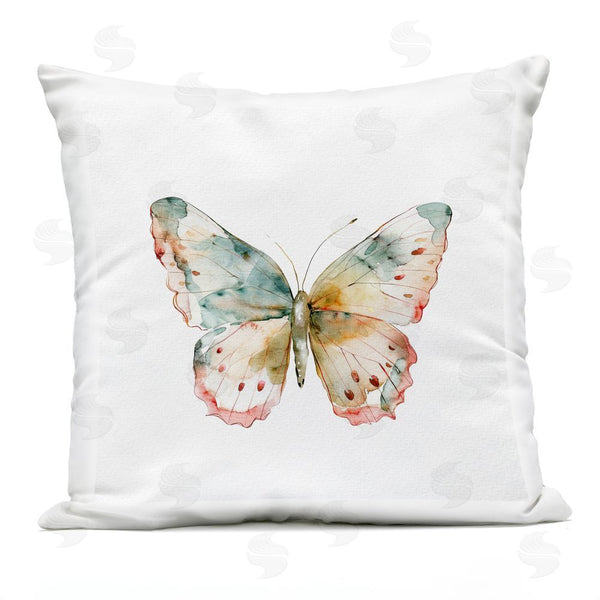 Stupell Industries Kim Allen | Muted Watercolor Butterfly Throw Pillow