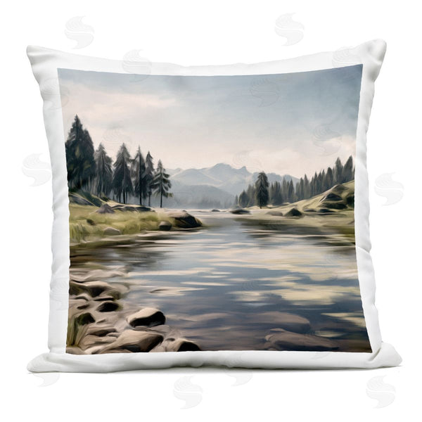 Stupell Industries Kim Allen | My Hideaway Pond Ripples Printed Throw Pillow