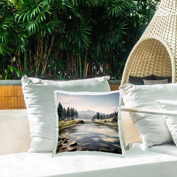 Stupell Industries Kim Allen | My Hideaway Pond Ripples Printed Throw Pillow