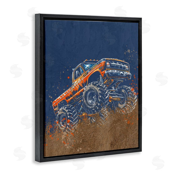 Stupell Industries Kim Allen | My Jam Monster Truck Wall Art