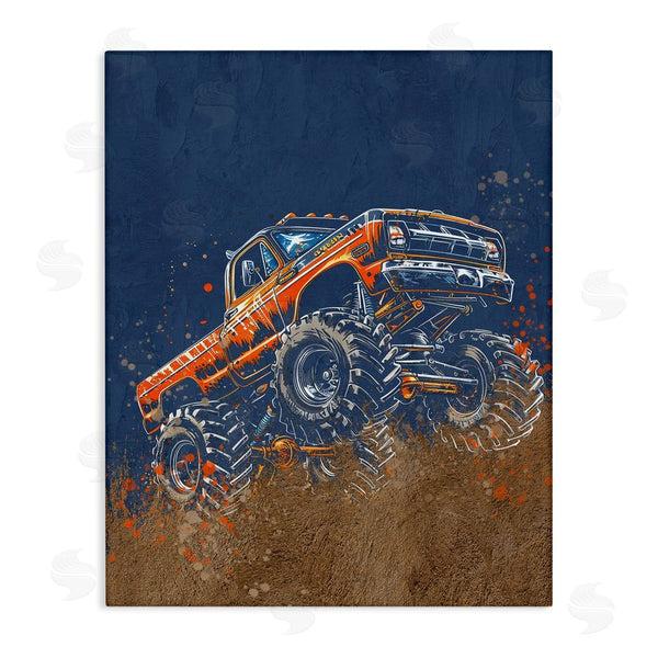 stupell industries Kim Allen | My Jam Monster Truck Wall Art