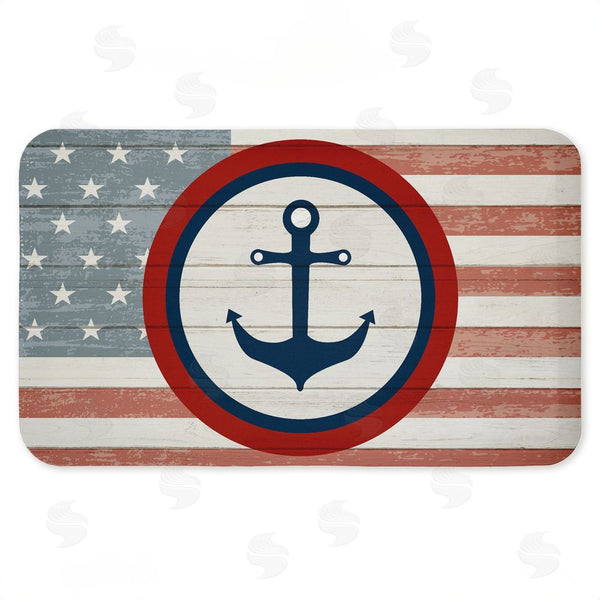 stupell industries Kim Allen | Nautical Flag with Anchor Anti-Fatigue Mat