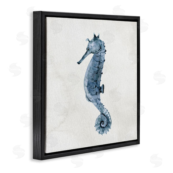 Stupell Industries Kim Allen | Nautical Seahorse Wildlife Portrait Wall Art