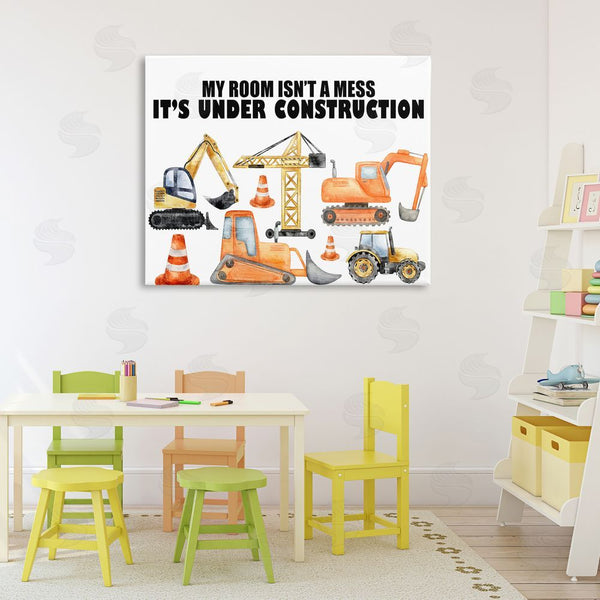 Stupell Industries Kim Allen | Not A Mess Under Construction Wall Art