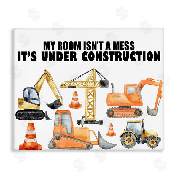 stupell industries Kim Allen | Not A Mess Under Construction Wall Art