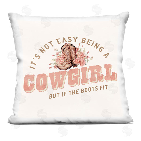 stupell industries Kim Allen | Not Easy Being Cowgirl Printed Throw Pillow