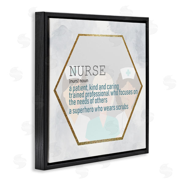 Stupell Industries Kim Allen | Nurse Definition Superhero Scrubs