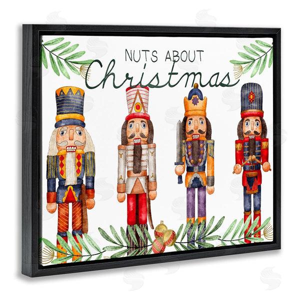 Stupell Industries Kim Allen | Nuts About Christmas Nutcrackers