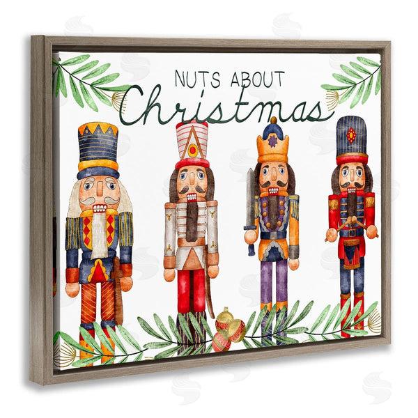 Stupell Industries Kim Allen | Nuts About Christmas Nutcrackers