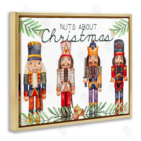 Stupell Industries Kim Allen | Nuts About Christmas Nutcrackers
