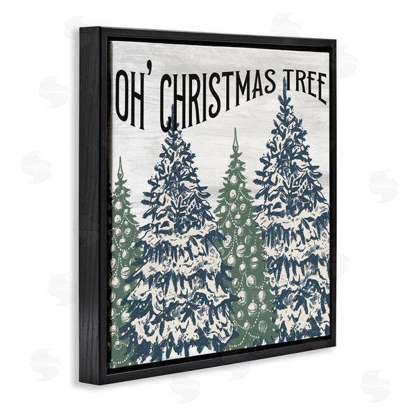 Stupell Industries Kim Allen | Oh Christmas Tree Vintage Wall Art
