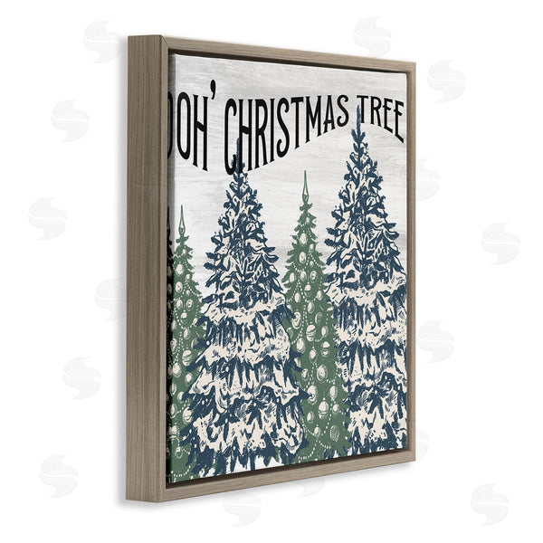 Stupell Industries Kim Allen | Oh Christmas Tree Vintage Wall Art