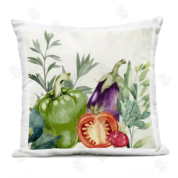 Stupell Industries Kim Allen | Organic Garden Vegetables Printed Throw Pillow