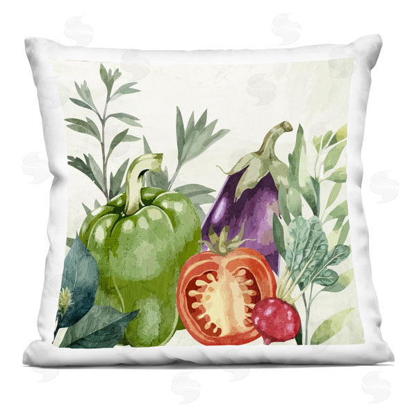 stupell industries Kim Allen | Organic Garden Vegetables Printed Throw Pillow