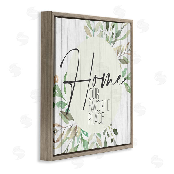 Stupell Industries Kim Allen | Our Favorite Place Graceful Green Leaves