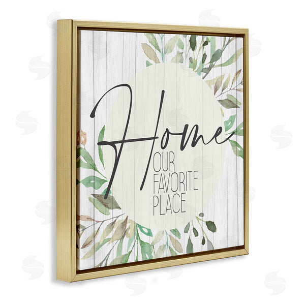 Stupell Industries Kim Allen | Our Favorite Place Graceful Green Leaves