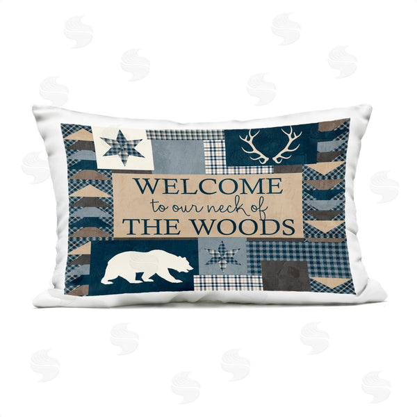 Stupell Industries Kim Allen | Our Neck Of Woods Motif Printed Throw Pillow