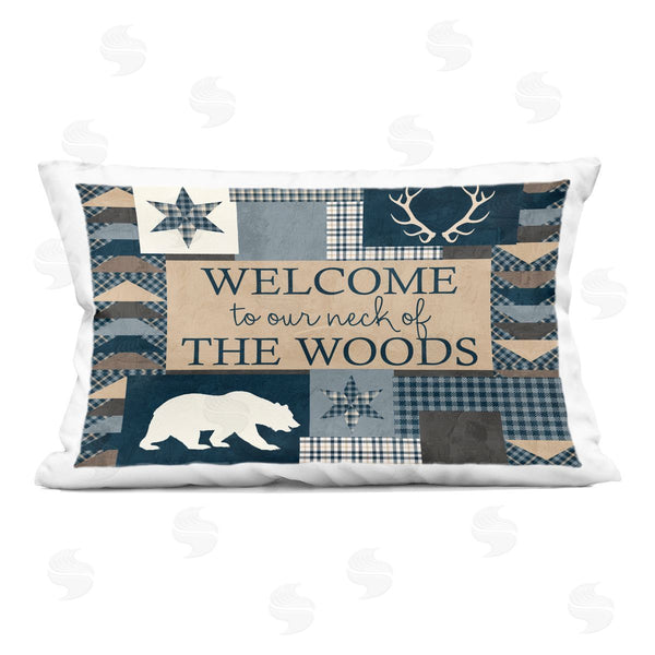 stupell industries Kim Allen | Our Neck of Woods Motif Printed Throw Pillow