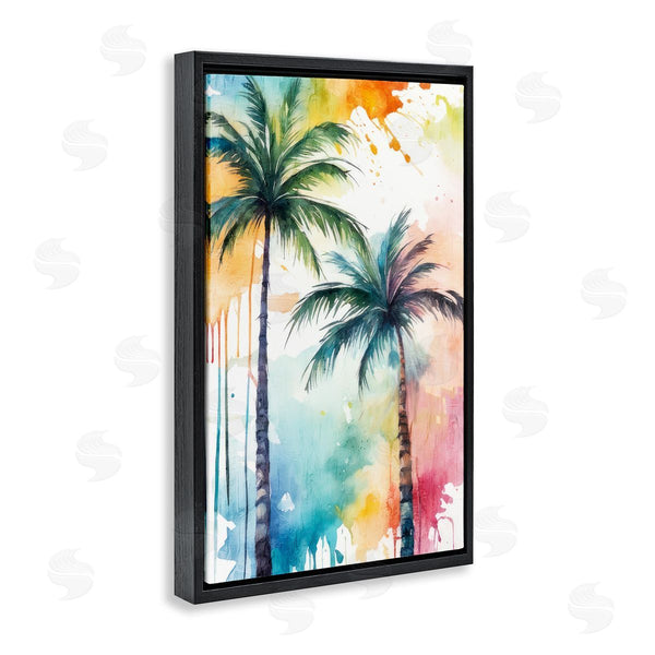Stupell Industries Kim Allen | Paint Splash Palms Wall Art