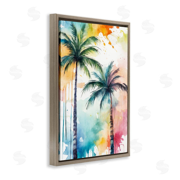 Stupell Industries Kim Allen | Paint Splash Palms Wall Art