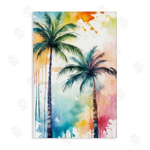 stupell industries Kim Allen | Paint Splash Palms Wall Art