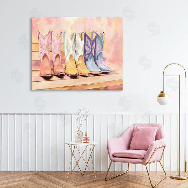 Stupell Industries Kim Allen | Painted Boots Trio Wall Art