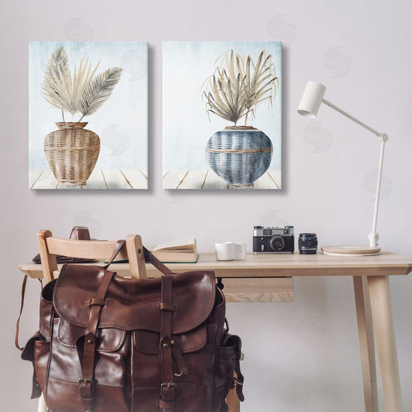 Stupell Industries Kim Allen | Palms In Rattan Planters Wall Art