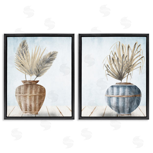 Stupell Industries Kim Allen | Palms In Rattan Planters Wall Art