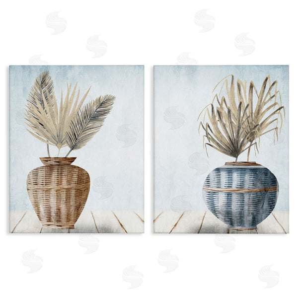 stupell industries Kim Allen | Palms in Rattan Planters Wall Art