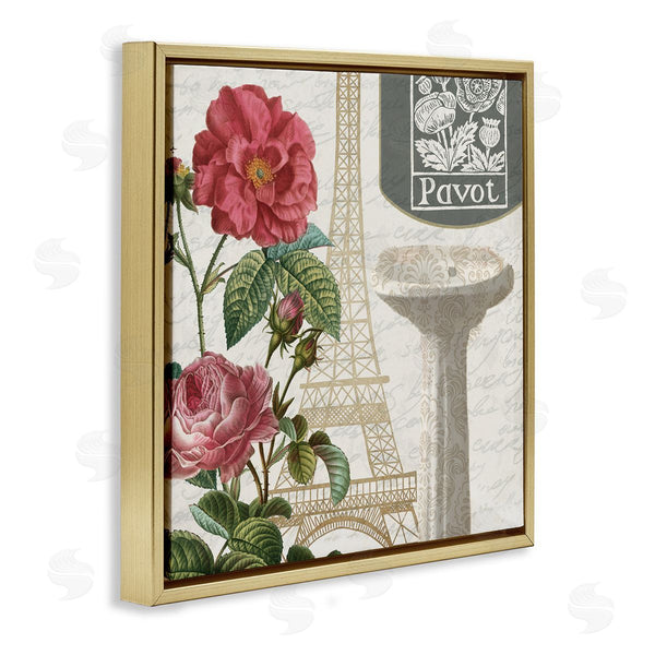 Stupell Industries Kim Allen | Paris Flower Market Bath Sink Wall Art