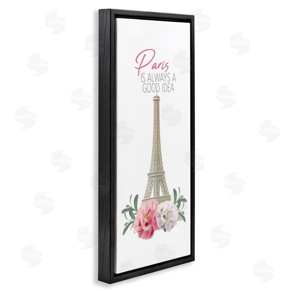 Stupell Industries Kim Allen | Paris Good Idea Phrase Eiffel Tower Wall Art