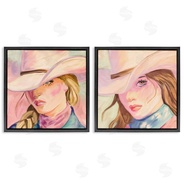 Stupell Industries Kim Allen | Pastel Cowgirls Gazing Wall Art