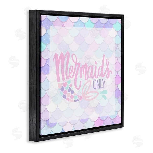 Stupell Industries Kim Allen | Pastel Mermaids Only Wall Art