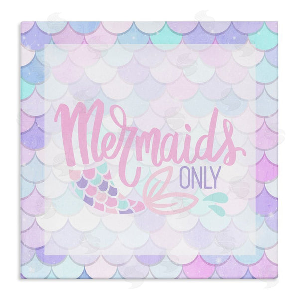 stupell industries Kim Allen | Pastel Mermaids Only Wall Art